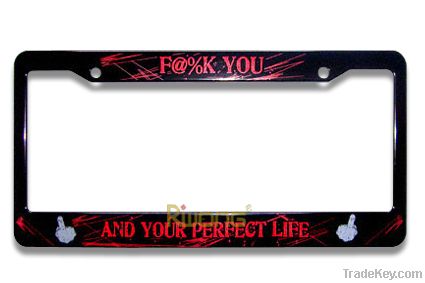 license plate frame