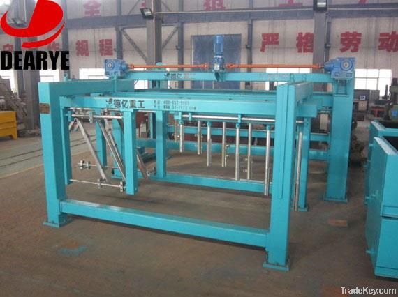 Air-invert cutting machine of automatic aerated concrete block