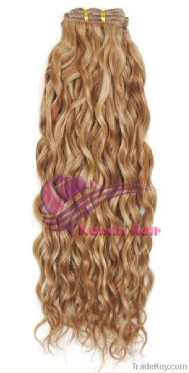 Deep wave hair weaving