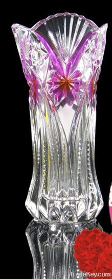 modern clear crystal glass vase  gift