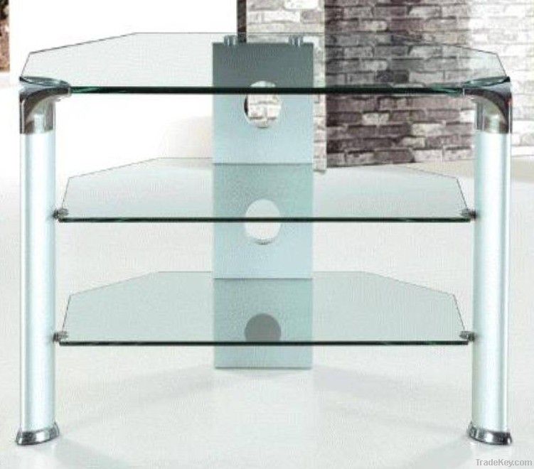 Glass TV stand