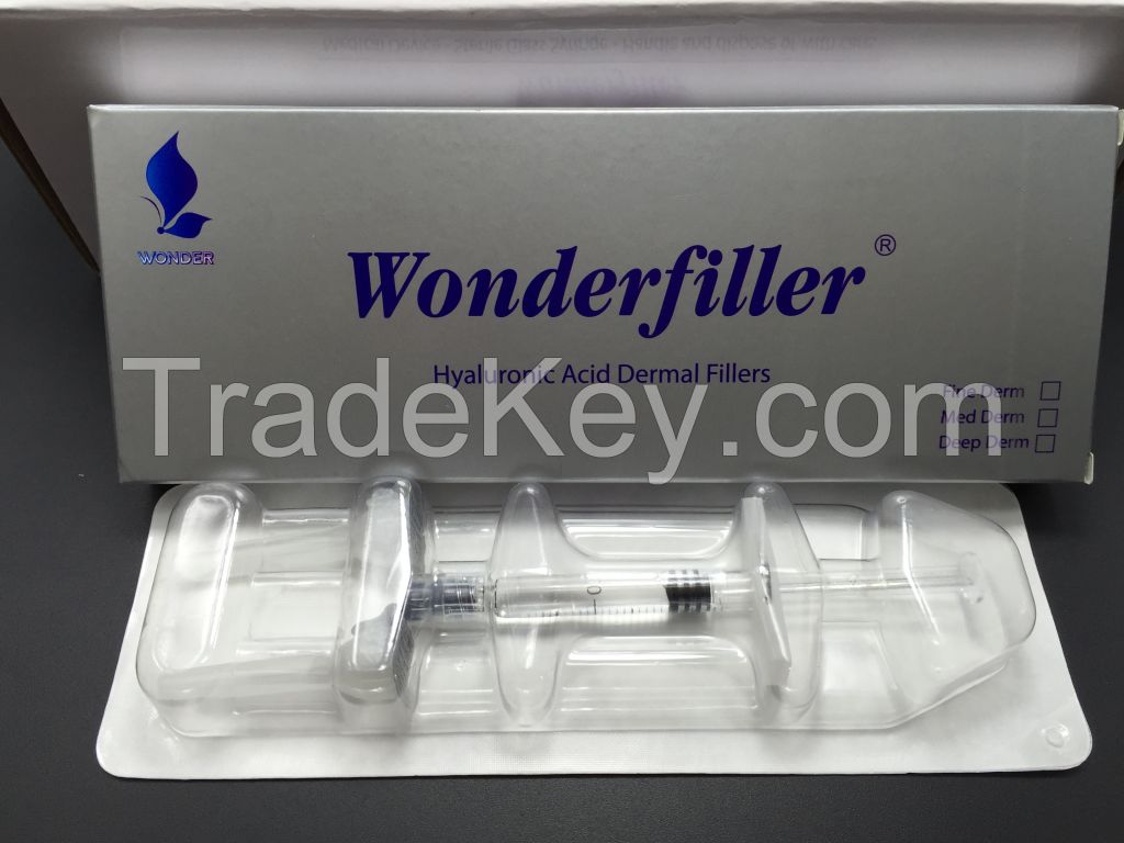 2ml/syring Fine Line BDDE Coss-linked Hyaluronic Acid Gel / Dermal Filler For Fine Line wrinkle