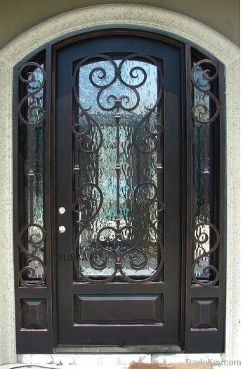 Iron front door