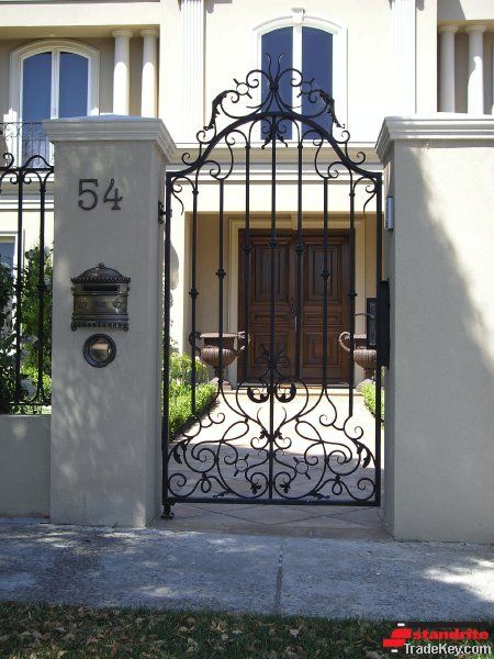 wrought iron gate