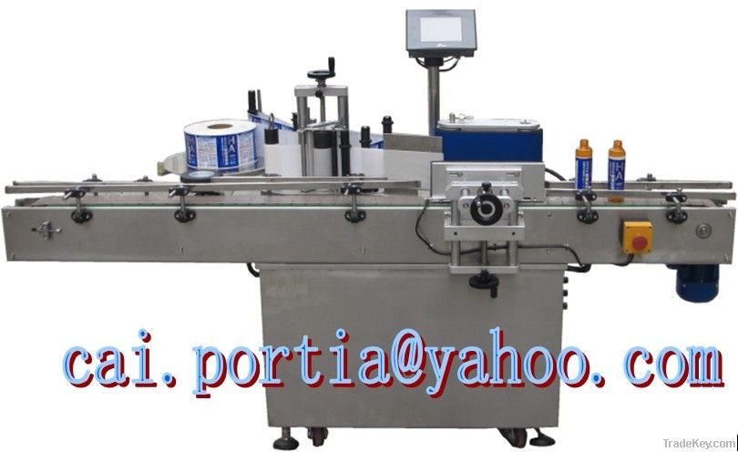 Automatic round bottle label sticking machine