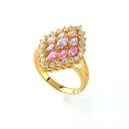 Popular Design 18K Gold Plated Ring