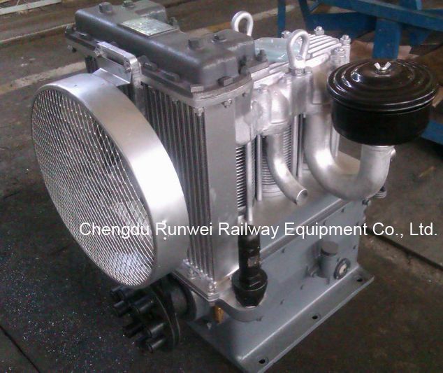 NPT5 air compressor for diesel locomotive