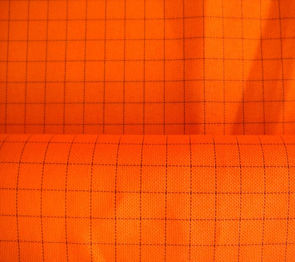 red checks carbon fabric