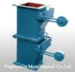 Counter weight flap ash valve