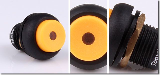 12MM  Round illuminated push button switch