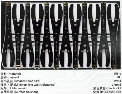 4L immersion gold pcb