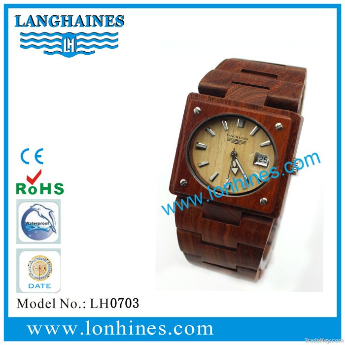 fashion wooden gift watch