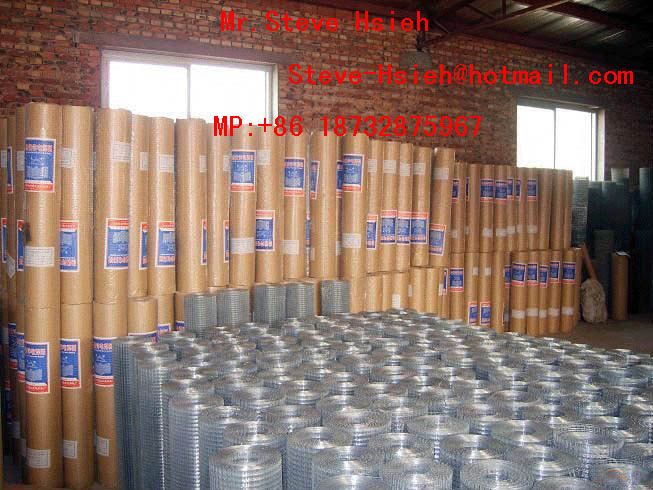 Galvanized welded wire mesh