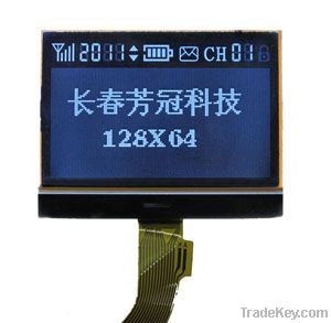 128X64 graphic fstn cog led backlight lcd module 000282A