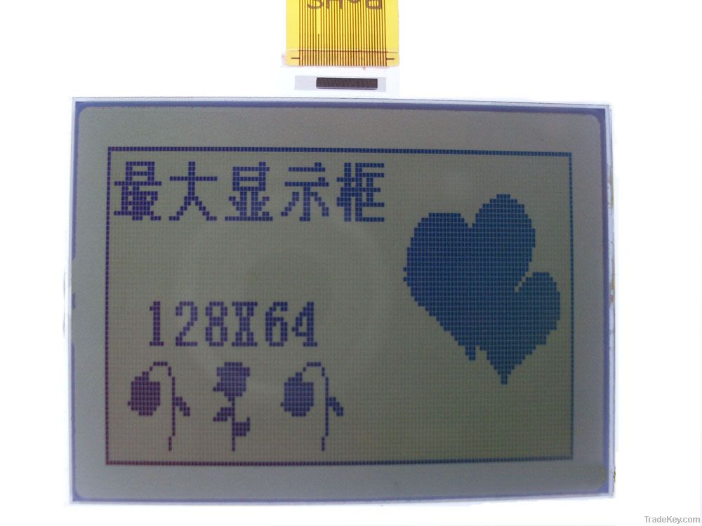 128X64 graphic fstn cog lcd module 6806N