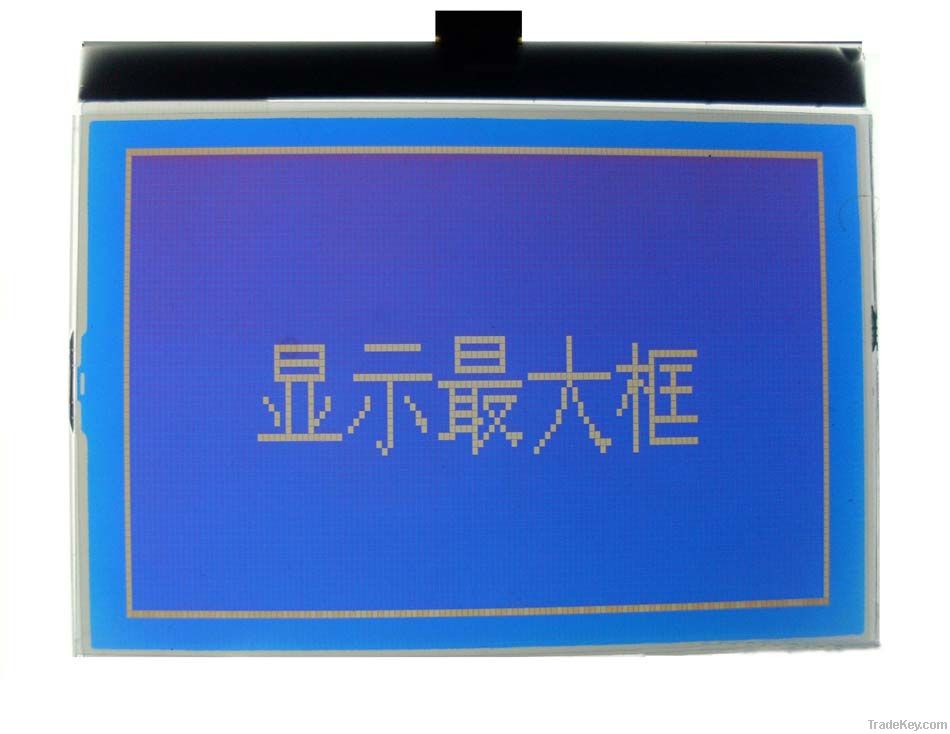 128X64dots  Graphic STN negative blue COG ST7567 LCD Module  000769A