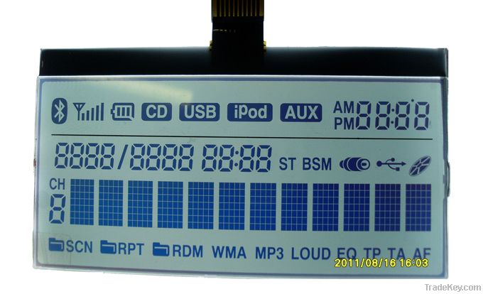 240*160 Graphic + Icon COG LCD Module  000607