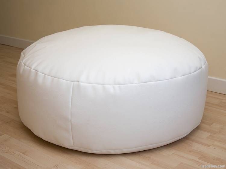 High quality PU leather round bean bag