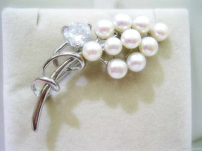 pearl brooch