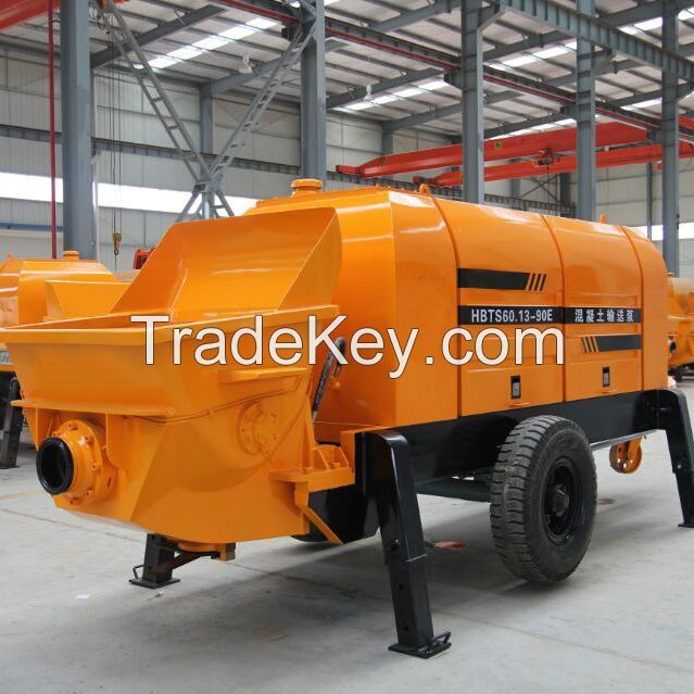 Mobile concrete trailer pump for sale