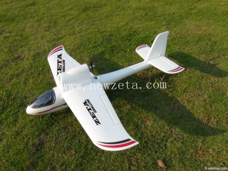 RC foam model with propeller