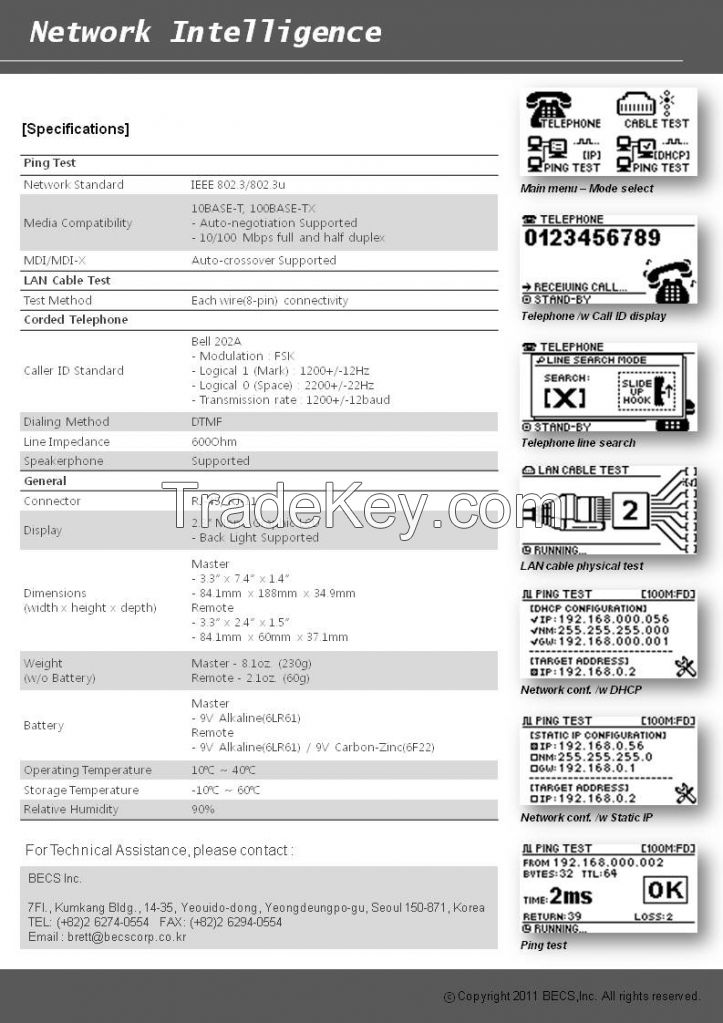 Multi network tester