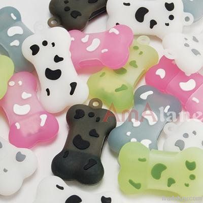 Full Capacity Cute Dog Bone Thumbdrive USB Flash Memory Drive Disk