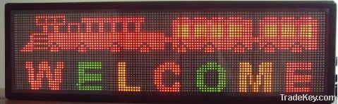 Internet P7.62 LED Moving message Sign