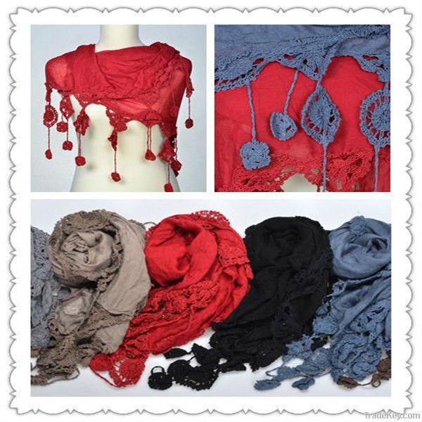 Fashion plain scarf GM09419