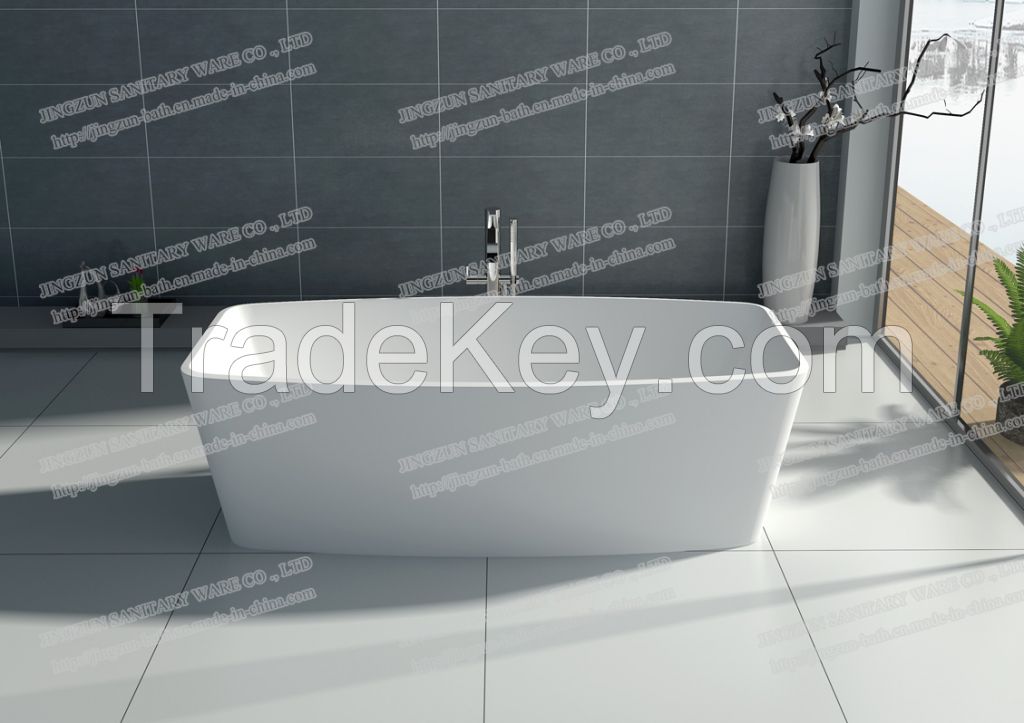 8618-Indoor Composite Resin Bathtub Artificial Stone Bathtub-JINGZUN.jpg