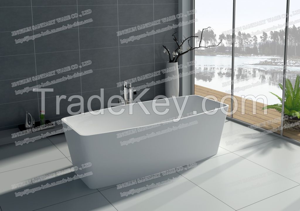 8618-Indoor Composite Resin Bathtub Artificial Stone Bathtub-JINGZUN.jpg