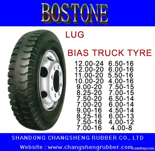 truck tyre with LUG pattern