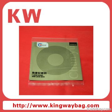 printed transparent OPP CD packing bag