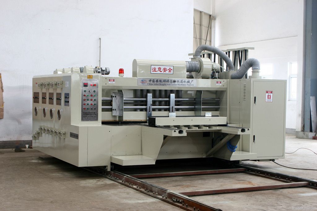 full-automatic four colored printing slotting machinery