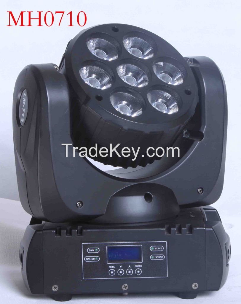 7*10W Moving Head LED Wash &amp; Zoom-MH0710