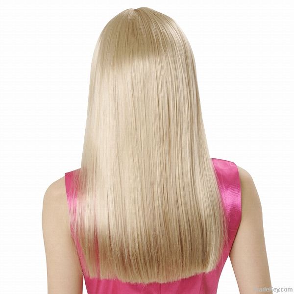 blonde silky straight full lace wig accept paypal