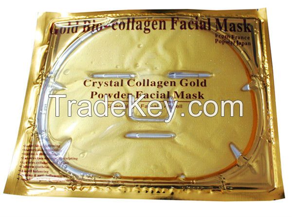 Whitening anti aging collagen golden facial mask 