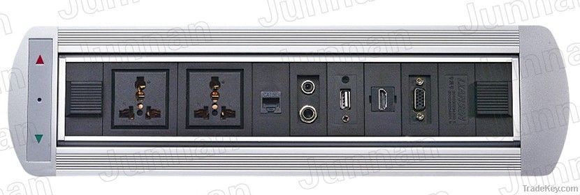 New design high quality desktop socket box