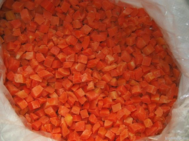 Frozen Carrot Dices