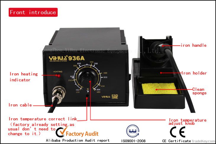 Lead free Soldering Station YIHUA 936A