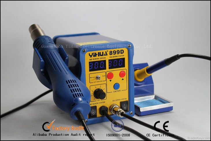 2 in 1 smd hot air Rework Station YIHUA 899D