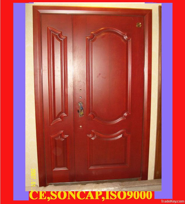 Solid wooden door with CE