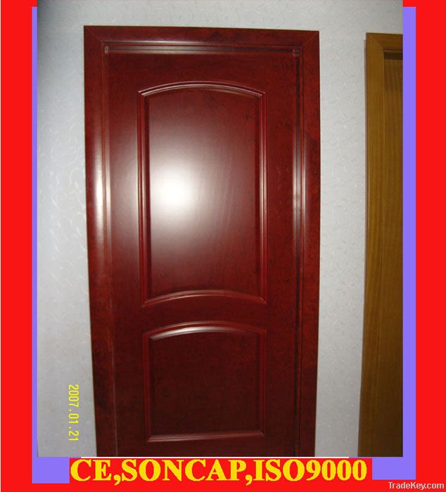 Interior wooden door