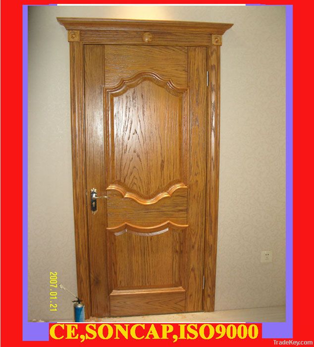 Interior wooden door with CE