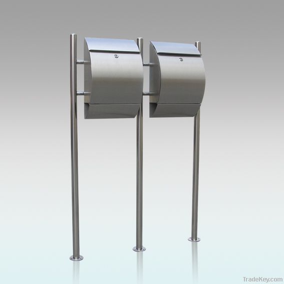 GH-1211S2U2 standing mailbox with powder coating