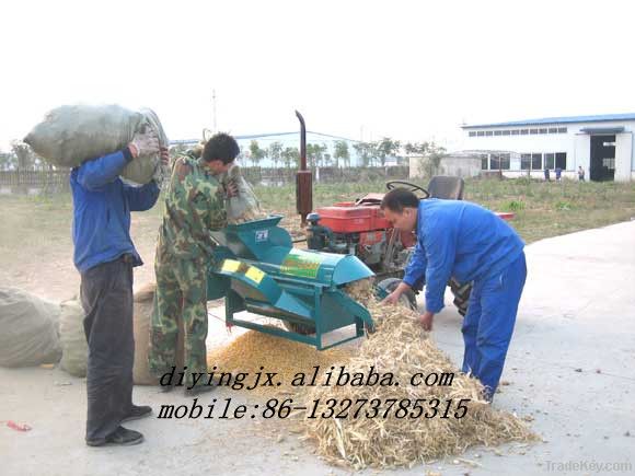 Combined corn sheller and thresher