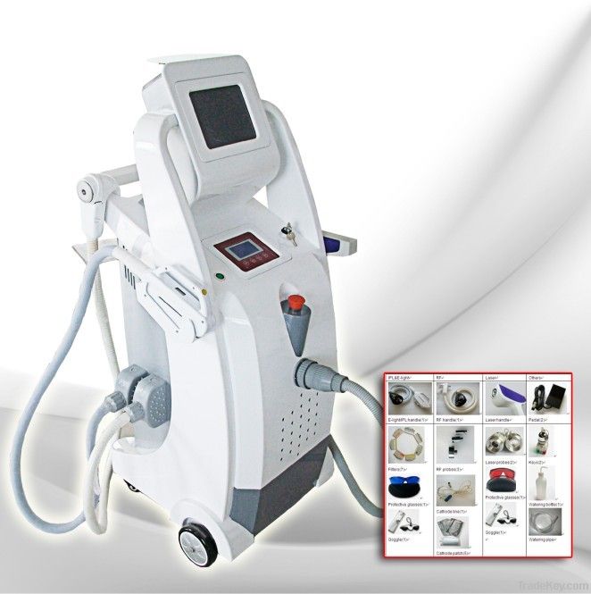 E-light +RF+YAG LASER(three-in-one) machine