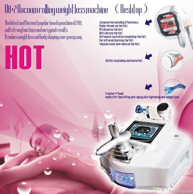 Hot! V8 vacuum rolling weight loss beauty equipment