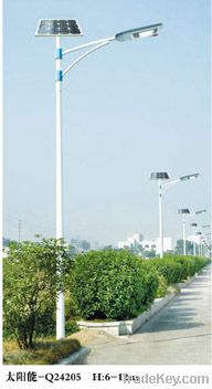 Solar LED street light