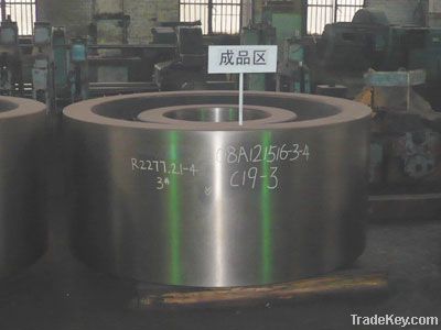 Gear ring, gear shaft, support roller, box tire